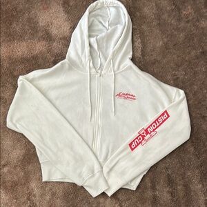 Disney White Hoodie with Red Accents
